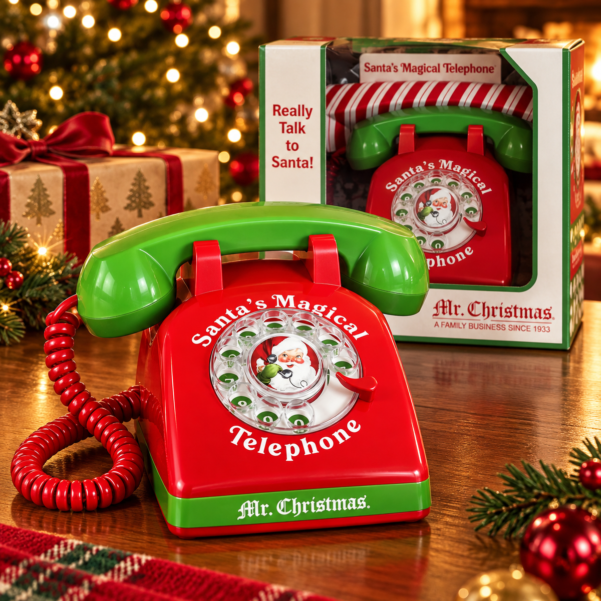 Mr. Christmas Santa's Magical Interactive Telephone