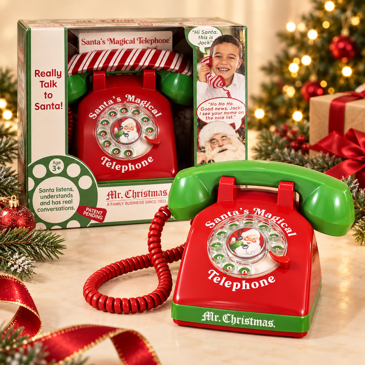 Mr. Christmas Santa's Magical  Interactive Telephone